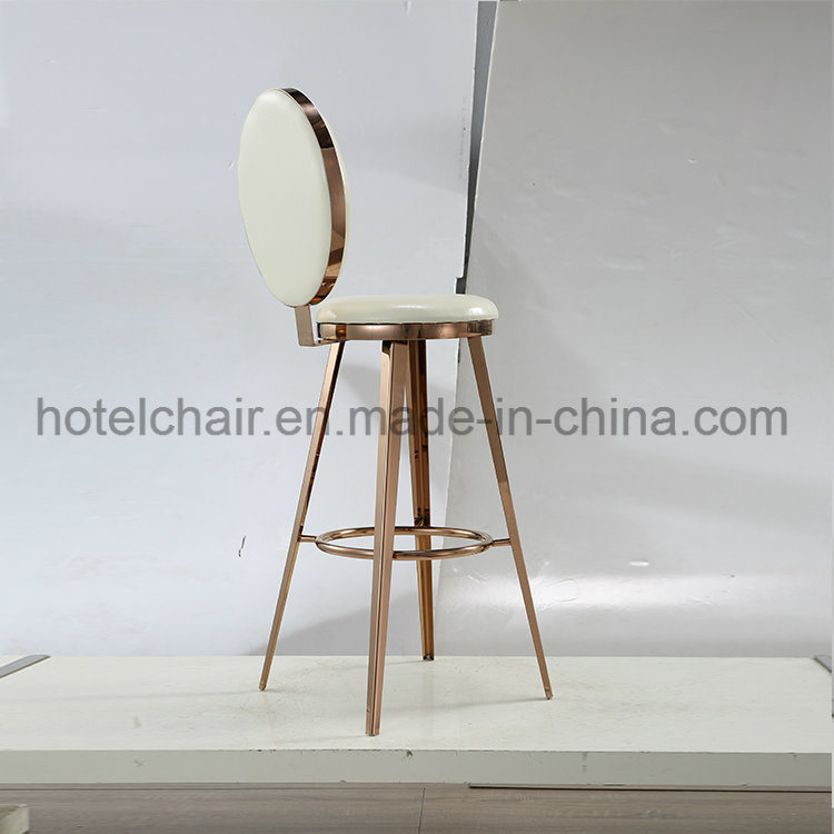 New! ! ! Bar Stools High Chair Stainless Steel Chair with PU Leather