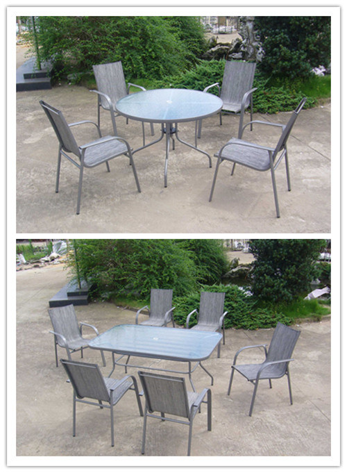 Patio Restaurant Dining Garden Furniture Set Outdoor Table and Chair