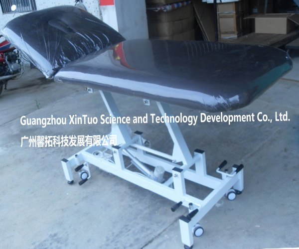 Three Section Electric Examination Table, S. S Adjust Back Rest Examination Couch