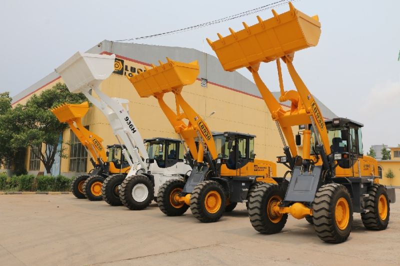 Heavy Duty 3.0ton Hydraulic Automatic Wheel Loaders with Quick Hitch and Various Attachments