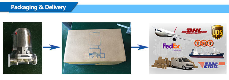 Rotary Pneumatic Ball Valve with IP67 Positioner