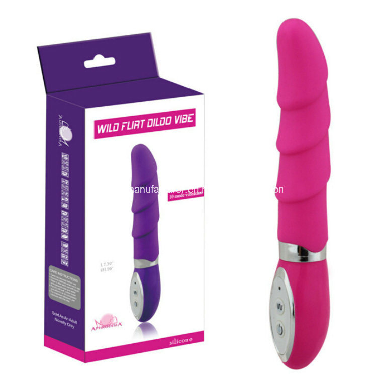 10 Speed Silicone Dildo Vibrator Sex Toys for Women