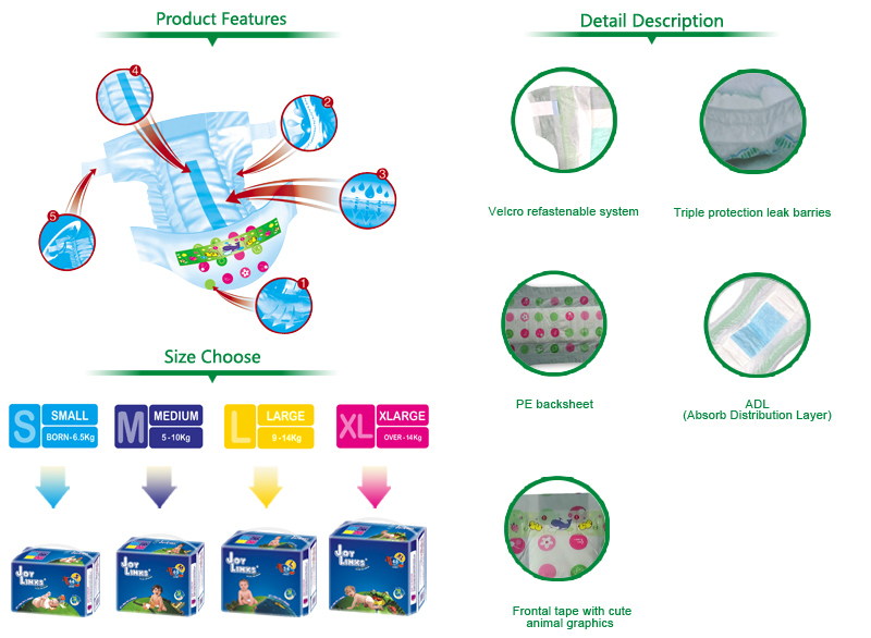 Disposable Adult Baby Diaper Products