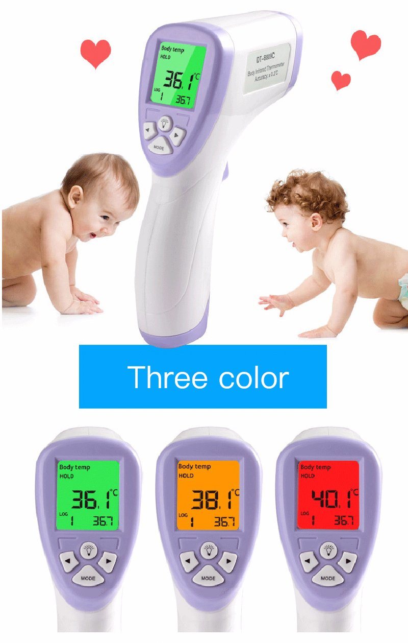 Digital Thermometer Non-Contact IR Baby Infrared Thermometer Baby Forehead Body Surface