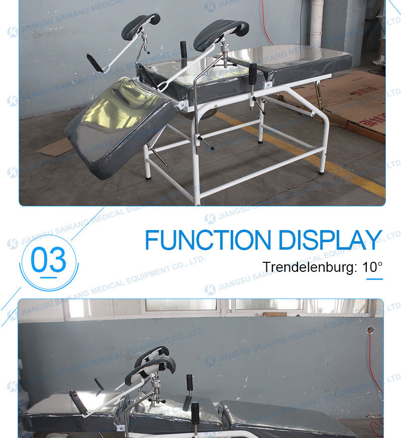 Comfortable Hospital Birthing Table, Gynecology Examination Equipment