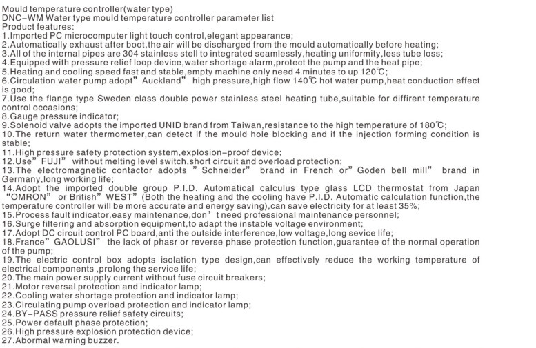 Ce Certification Water Heater Mold Temperature Controller Plastic Molding.