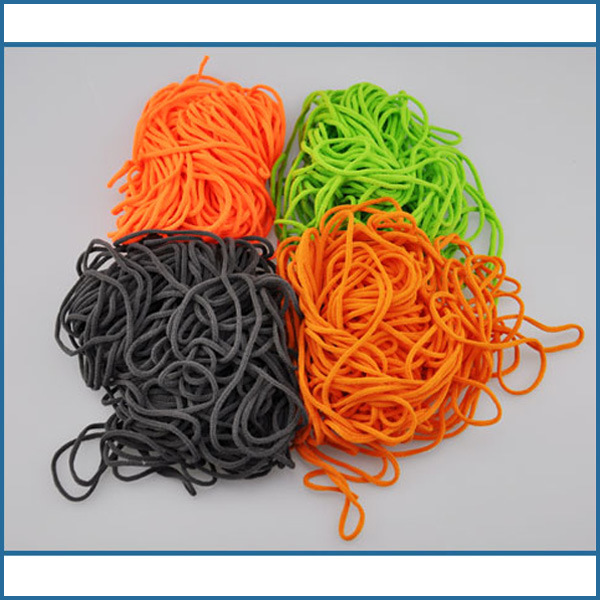 Black Polyester Spandex Elastic Cord for Disposable Face Mask