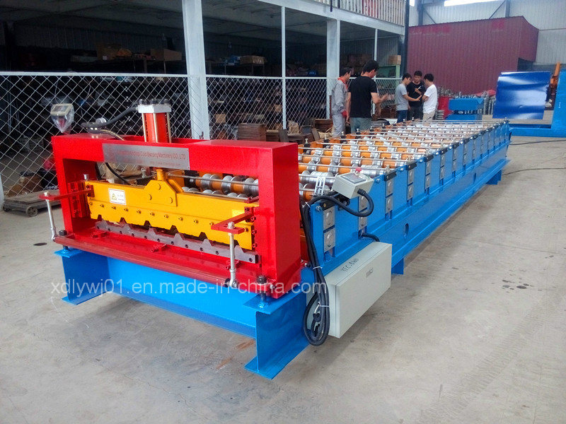 Trapzoidal Metal Roof Tile Making Roll Forming Machine Price