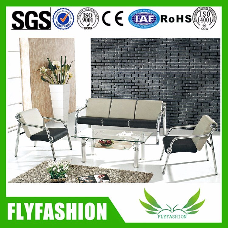 High Quality PU Leather Office Waiting Room Sofa (OF-39)