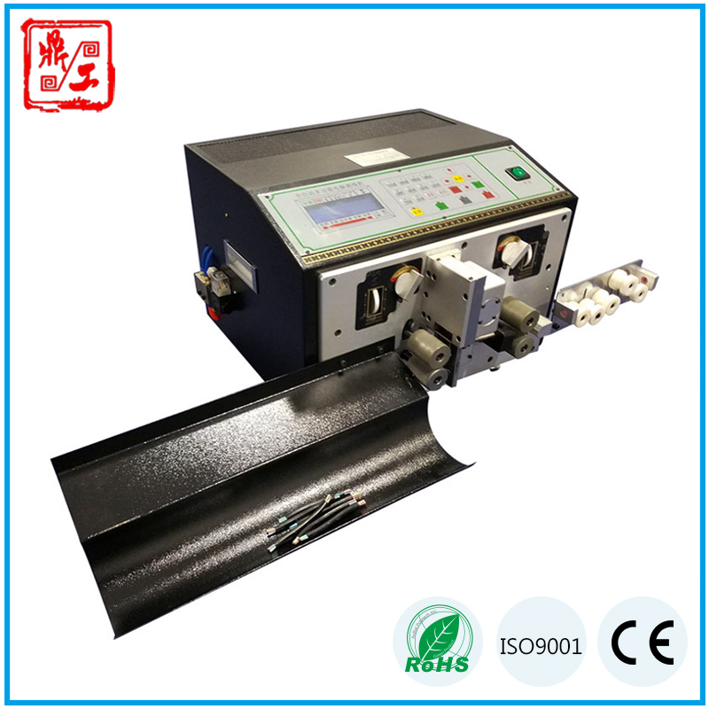 High Output Dg-220s Full Automatic Teflon Cable Cutting and Stripping Equipment