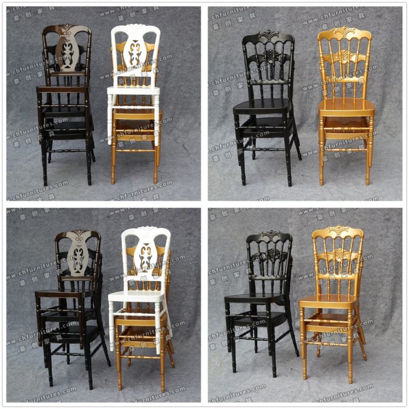 Yc-A401 Factory Wholesale Black Throne Chiavari Wedding Stage Chair