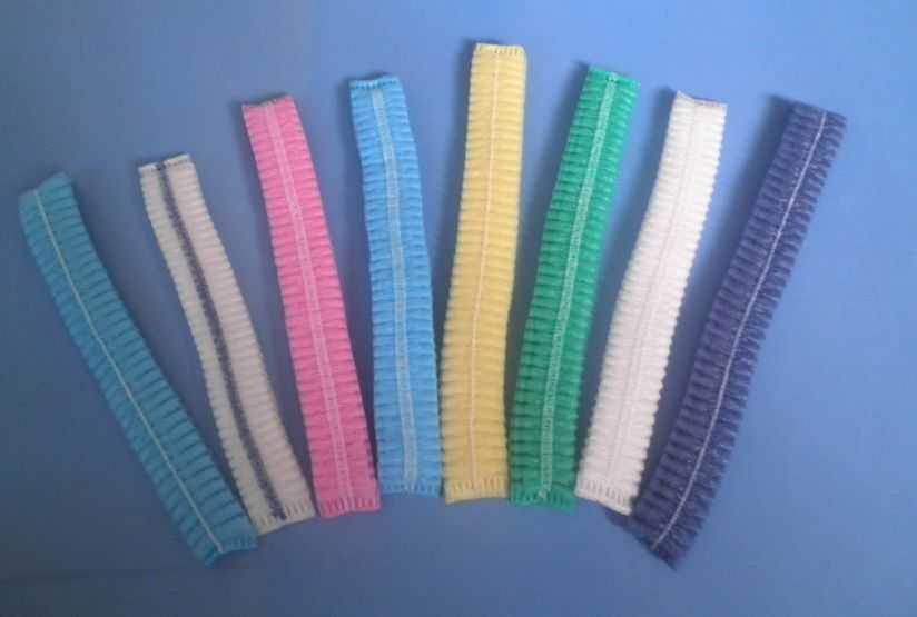 Disposable Nonwoven Nurse Doctor Boffant Strip Cap