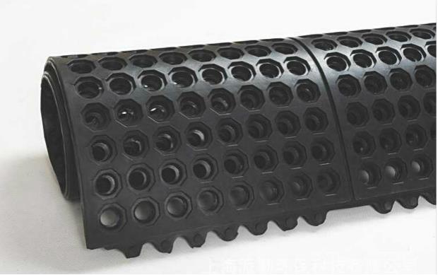 Custom Drainage-Holes, Anti-Fatigue Rubber Floor Mat