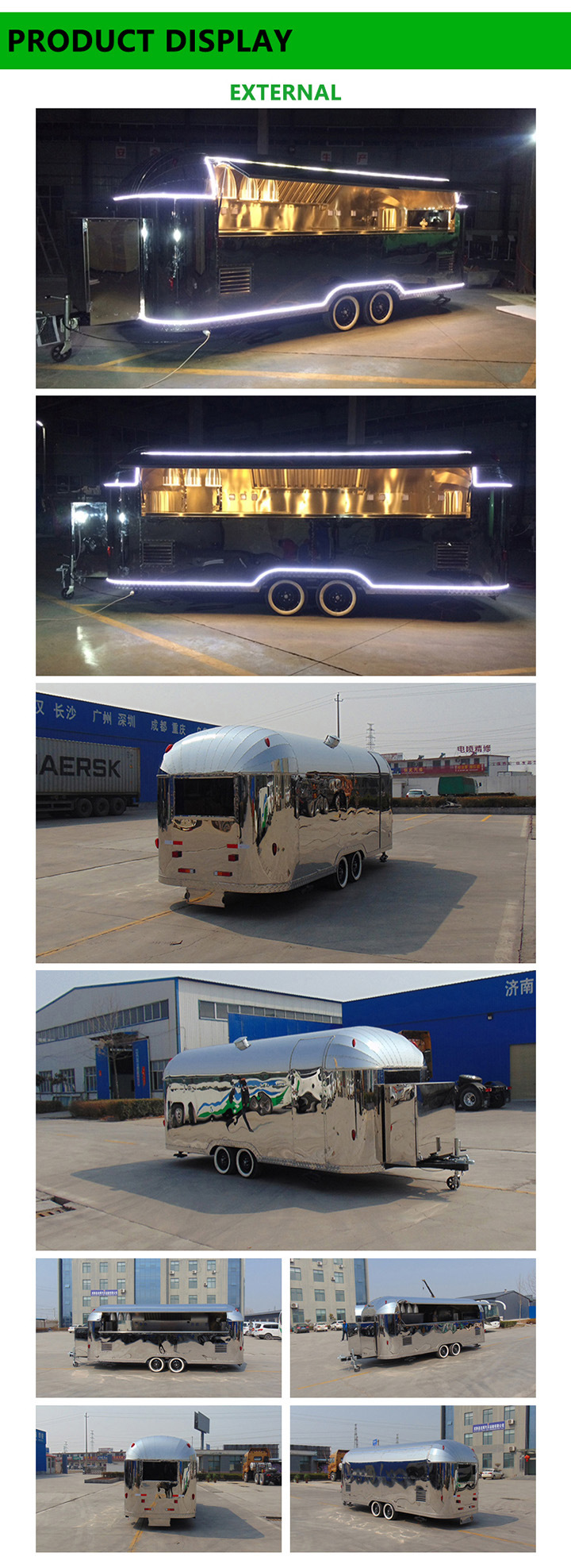 China Supply Customized Food Van Ce Approved