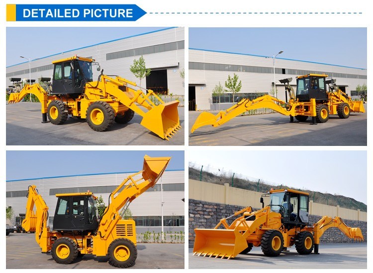 Auto Hydraulic Factory Wholesale Backhoe Loader with Low Price