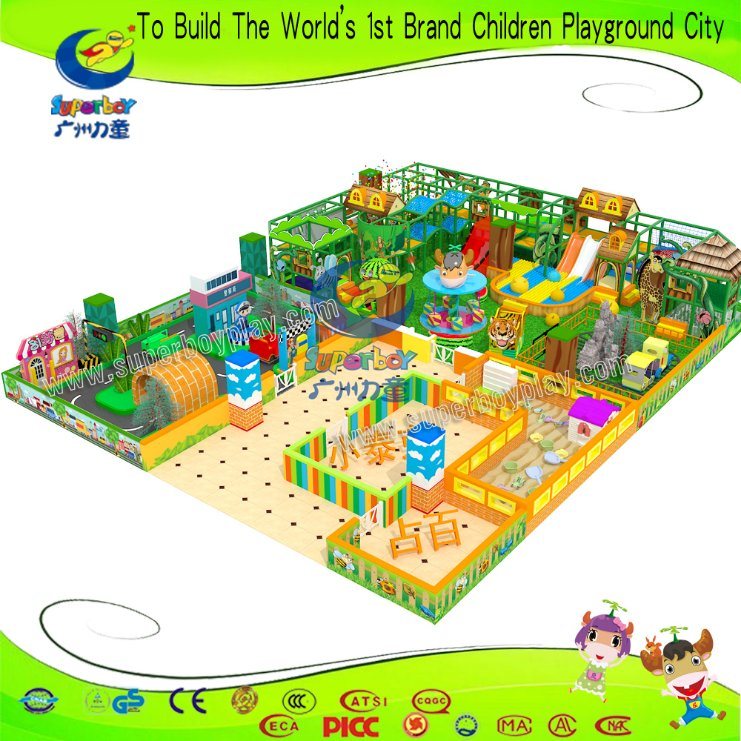 New Design Forest Themed Indoor Playground Equipment with Driving School