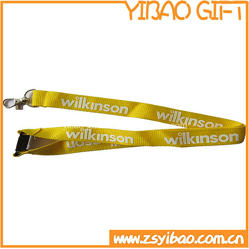 Custom Polyeaster/Nylon Silk Screen Printed Lanyard/Ribbon with Neck Strap