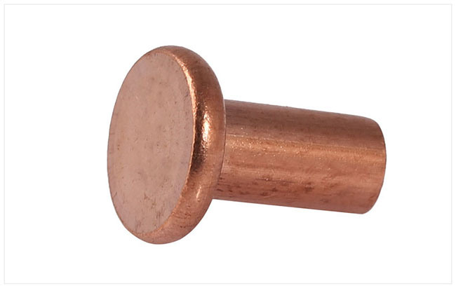 Flat Head Copper Solid Tinment Rivet