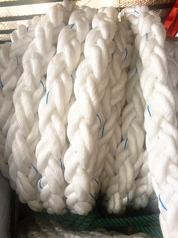 8 Strand Polypropylene Mooring Rope, PP Marine Rope