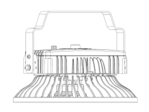 120W LED High Bay Light UFO Interior Light