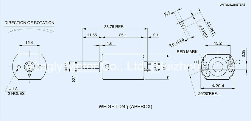 Jff-130 Cheap Brushed DC Magnet Motor Made in China