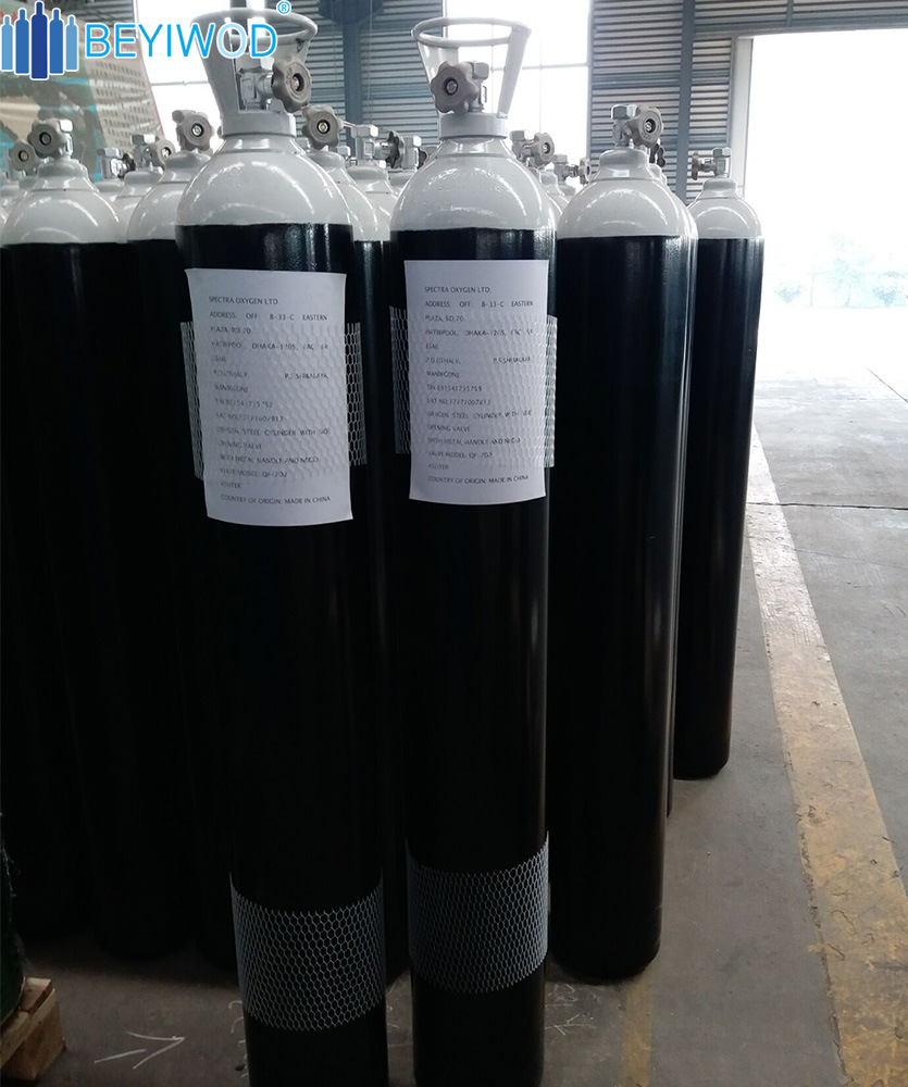 50L 40L 47L Steel Oxygen Cylinder with Qf-2 Valve