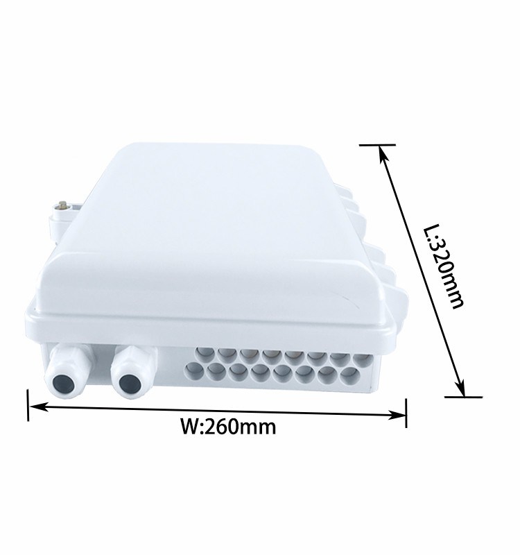 1X16 Fiber Optic Splitter Box for FTTH, Pole / Wall Mount Optical Fiber Distribution Hub