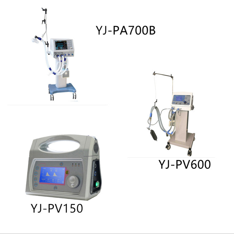 Ce Certificated Trolley Mechanical ICU Ventilator