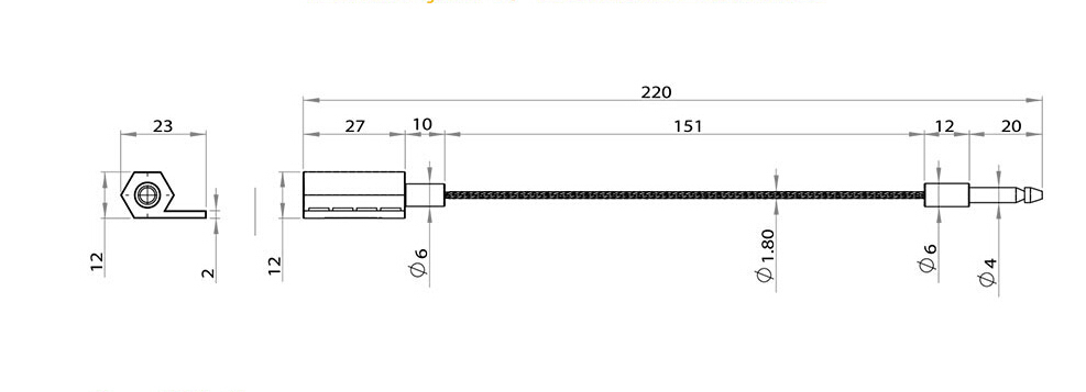 Tl2004 Transport Security Solutions Hexagon Security Cable Seals