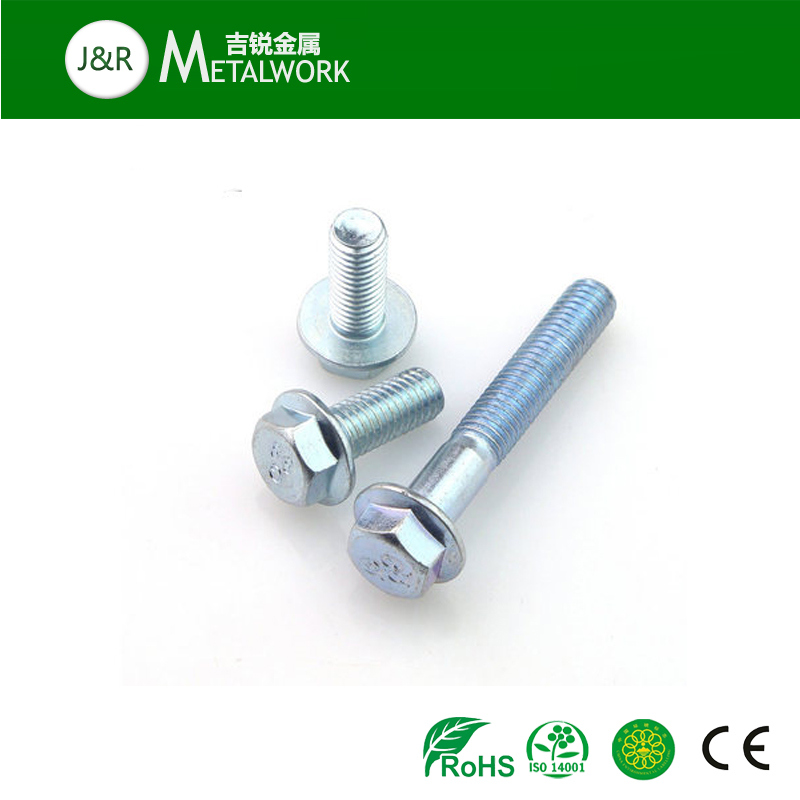 Carbon Steel Galvanzied Zinc Plated DIN6921 Hex Flange Bolt