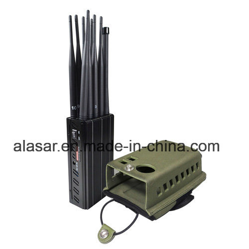 10 Bands Portable Handheld Mobile Signal Jammer 10 Bands