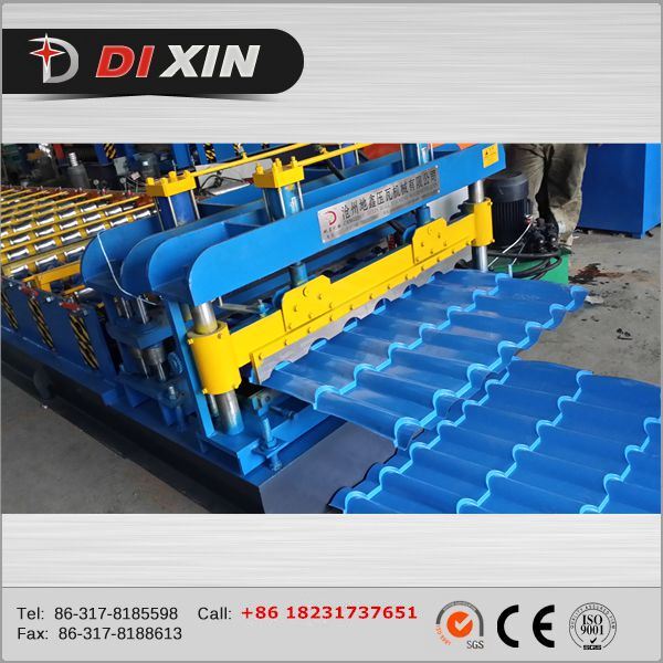 Dx 1100 Glazed Tile Roll Forming Machine From China Supplier