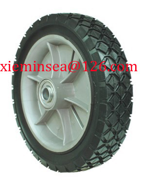 7*1.5 Inch Semi-Pneumatic Rubber Wheel