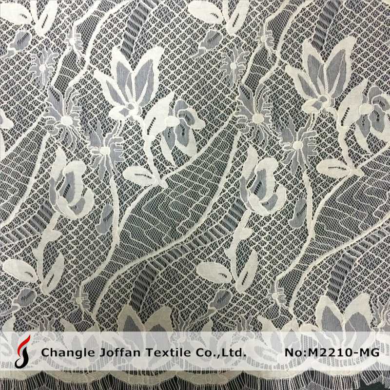 Raschel French Lace Fabric for Sale (M2210-MG)