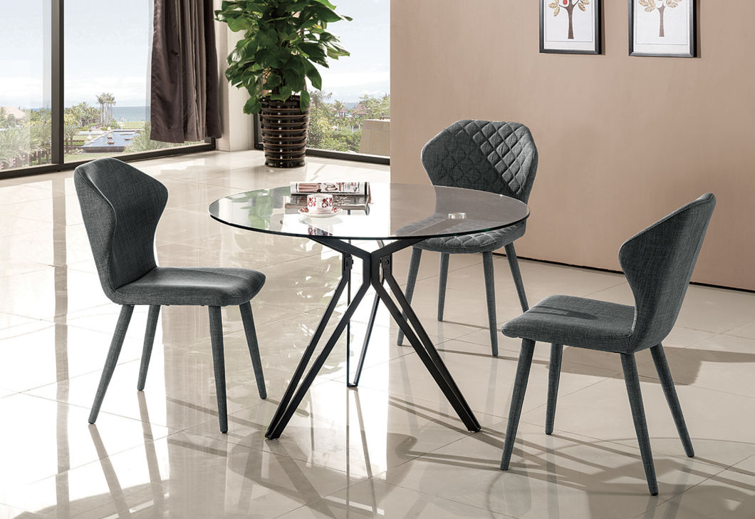 Dining Side Chairs Modern Elegant Fabric Kitchen Different Color Wholesale