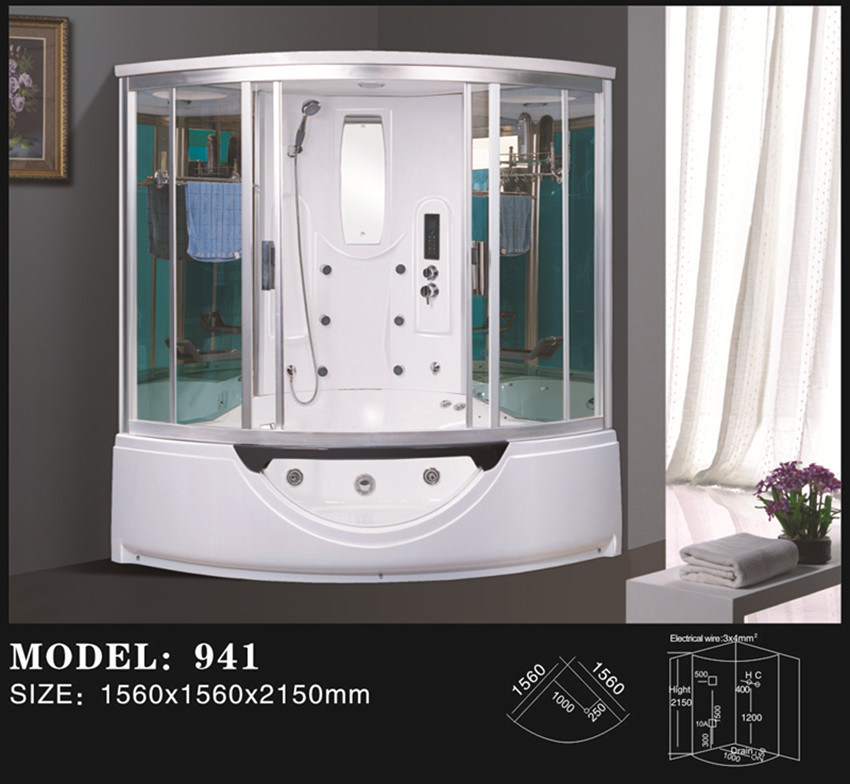 Luxury Style Bathroom Steam Shower Room (941)