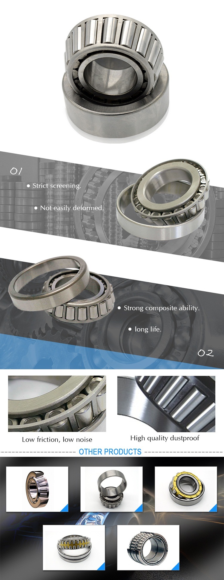 32005 Tapered Roller Bearing for Truck Reducer Parts