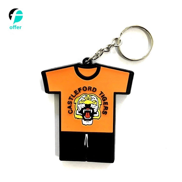 Promotional Gift Customized Cartoon PVC Rubber Keychain