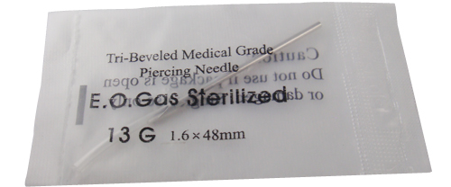 Body Piercing Different Sizes Sterile for Tattoo Needles Piercing Tools