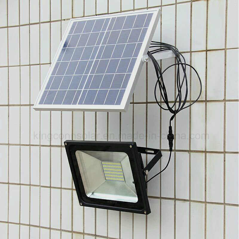 Outdoor Lighting Security LED Solar Flood Light with 10/20/30/50W for Garden Lawn Post Street Light