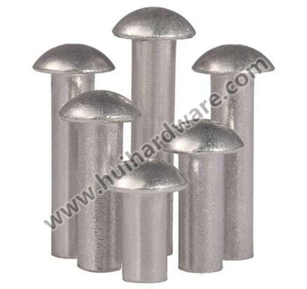 Factory Supply Round Oval Solid Aluminum Rivet Custom Rivets