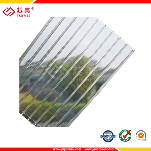Yuemei Hollow Polycarbonate Sheet for Bus Station Roofing Material