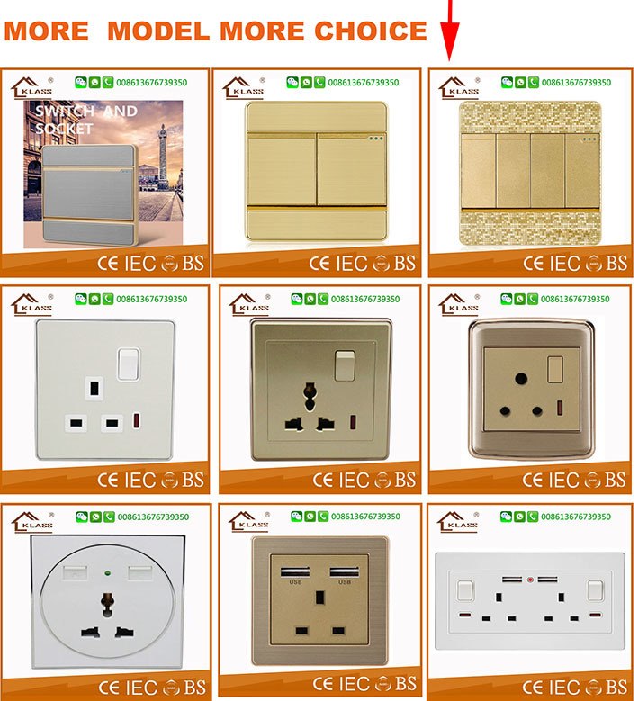 Universal 2 Pin 2 Way Outlet Extension Socket
