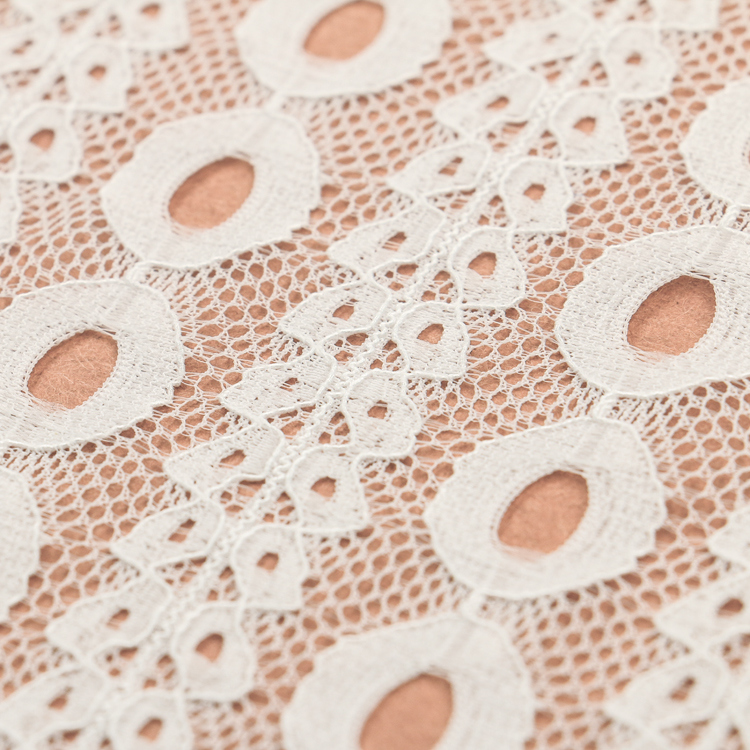 Textile Fabric Lace Fabric Elastic Cord Crochet Fabric