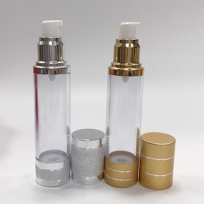 Plastic 30ml 50ml Airless Cosmetic Dispenser Pump Bottle Wholesales