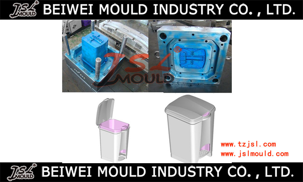 Injection Plastic 60L 120L 240L Large Outdoor Dustbin Garbage Container Mould