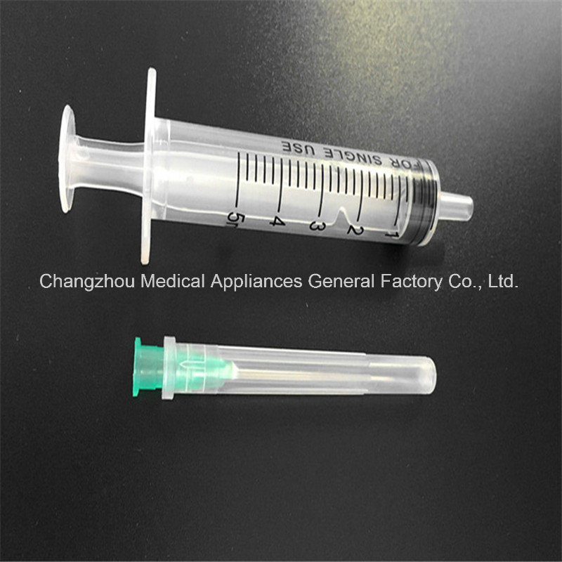Disposable Three Parts Luer Slip Syringes with Needles