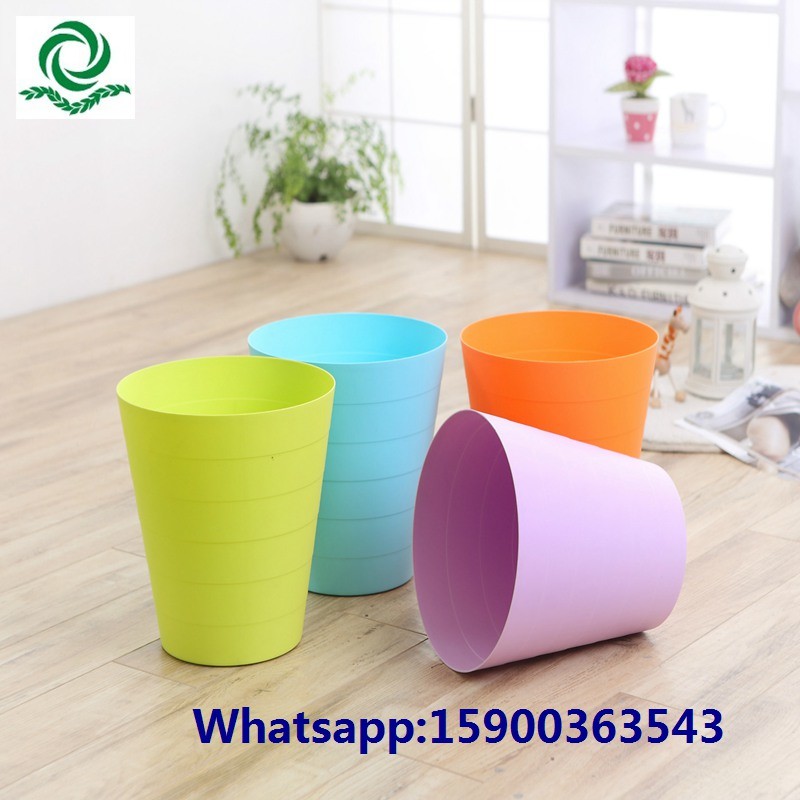 Kitchen Round Household Open Top Plastic Wastebin