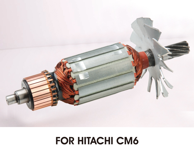 SHINSEN POWER TOOLS Rotor Armatures for Hitachi CM6 Electric Circular Saw