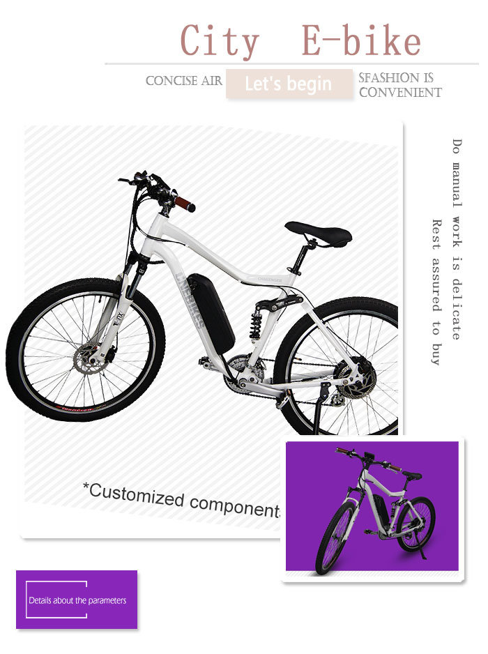 35km/H Electric Mountain Bike /Vehicle with 27.5'' Motor Wheel